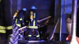 Feuer In Gleistal Agrar In Golmsdorf Bei Jena 00017